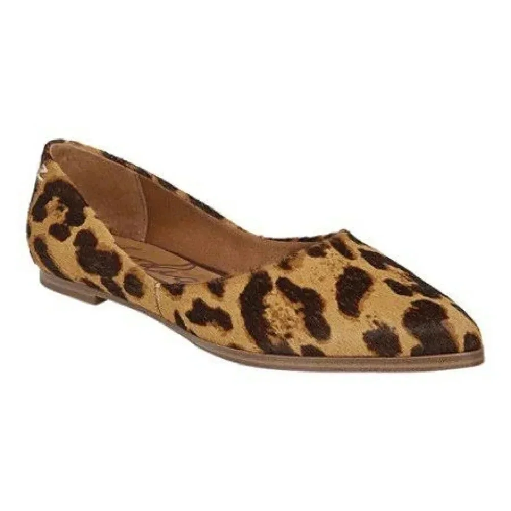 Zodiac Shoes Women’s 6 Calf Hair Hill Pointed Toe Ballet Flat